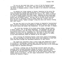 Letter from William E. Smith on Fall Foliage (Page 1 of 2)